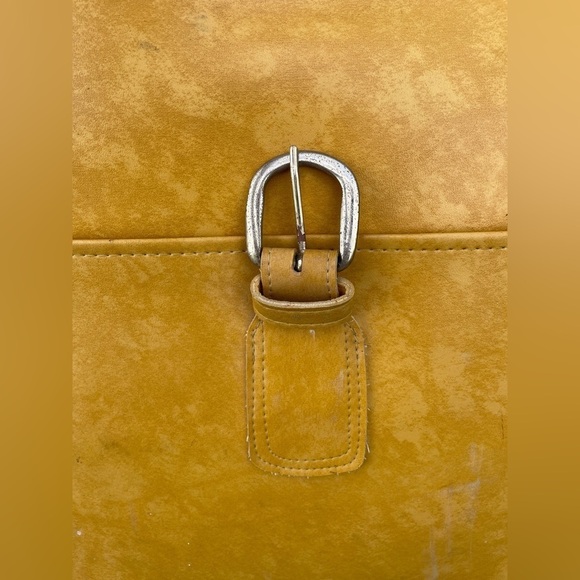 Vintage 70s Samsonite mustard color Caribbea II luggage 22x13 - Picture 5 of 12